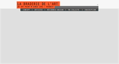 Desktop Screenshot of labraderiedelart.com