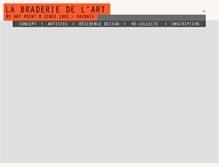 Tablet Screenshot of labraderiedelart.com